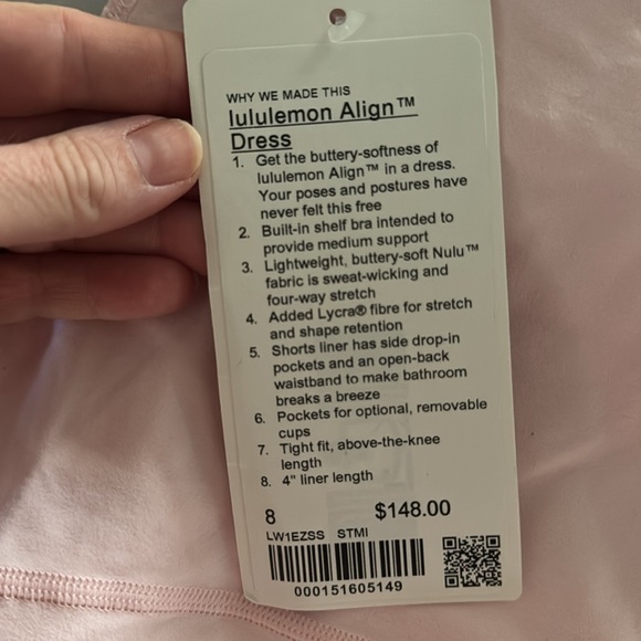 Lululemon Athletica Pink Chemise Dress - Picture 3 of 3